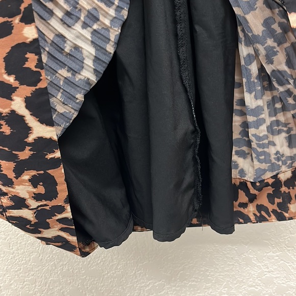 Milly Minis Short Flutter Sleeve Animal Print Leopard Dress 12 - Picture 6 of 9